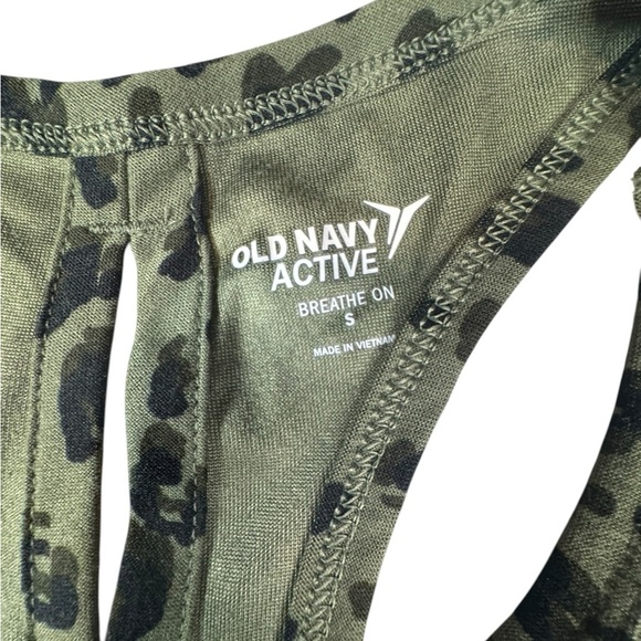 Old Navy Women’s Maternity Green and Black Relaxed Tank Top Size Small 0028 - Picture 3 of 5